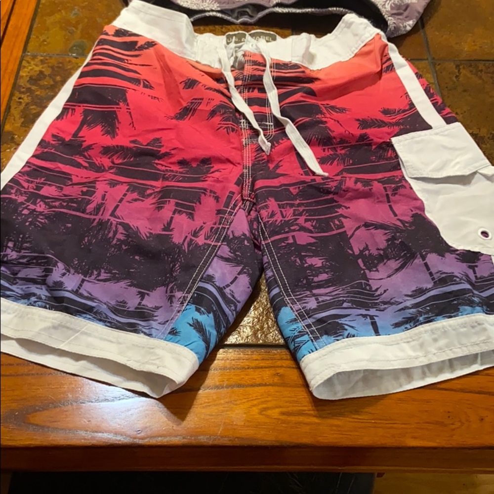 Bathing suits with palm trees